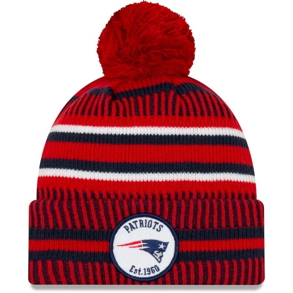 Brand New! New Era New England Patriots 2019 NFL Sideline Home Reverse Knit Hat